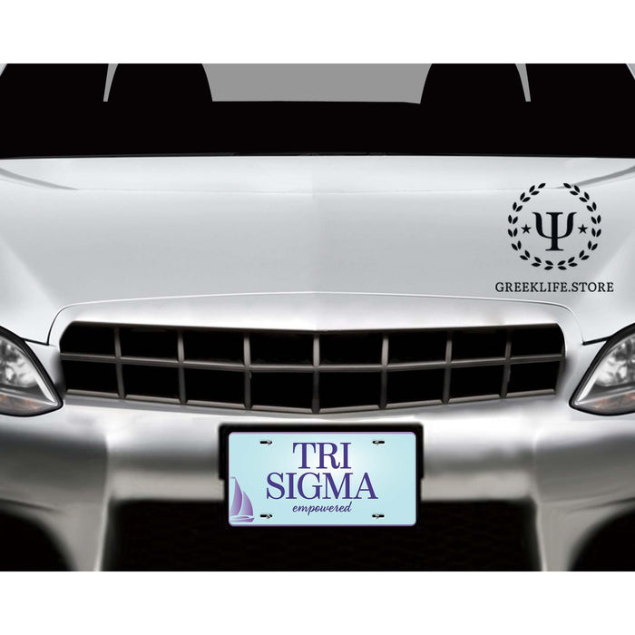Sigma Sigma Sigma Decorative License Plate - greeklife.store