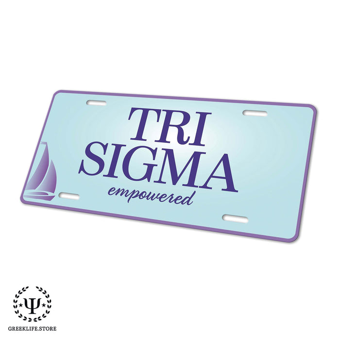 Sigma Sigma Sigma Decorative License Plate - greeklife.store