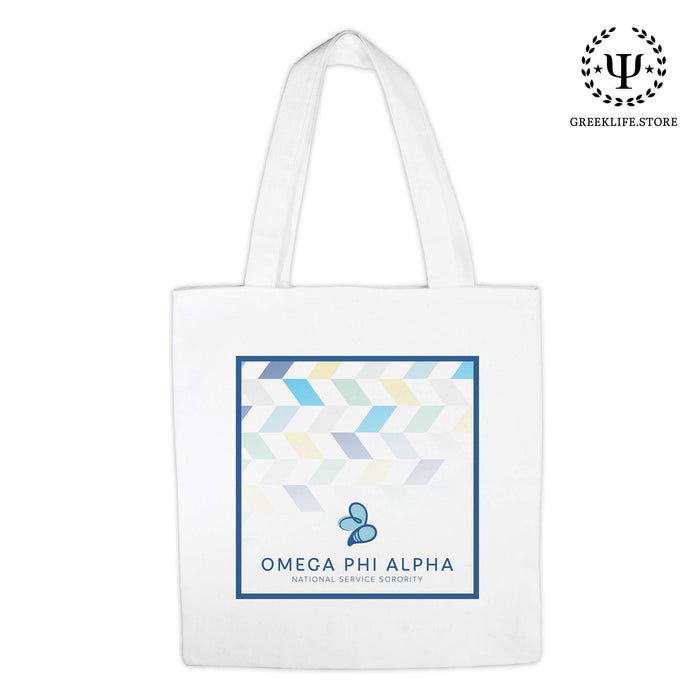 Omega Phi Alpha Market Canvas Tote Bag - greeklife.store