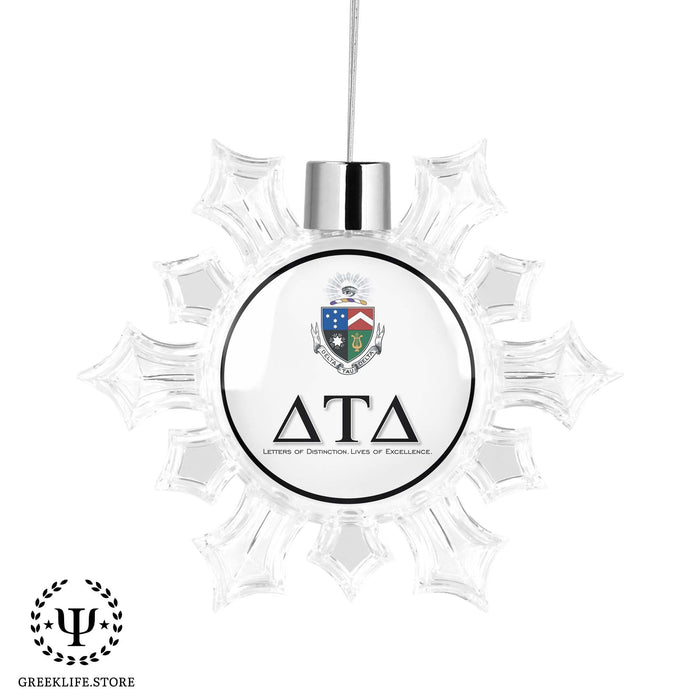 Delta Tau Delta Christmas Ornament - Snowflake - greeklife.store