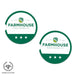 FarmHouse Car Cup Holder Coaster (Set of 2) - greeklife.store