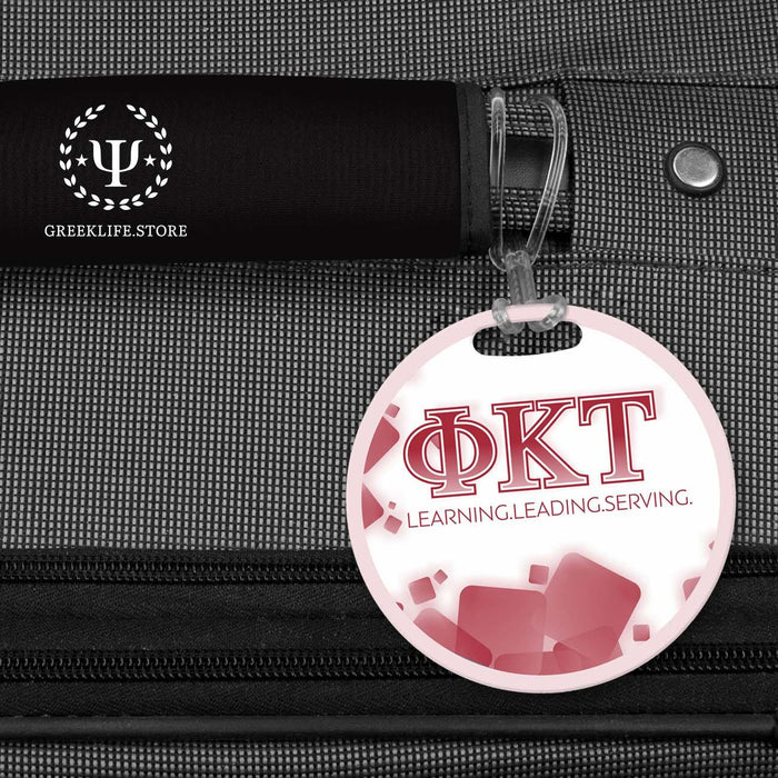 Phi Kappa Tau Luggage Bag Tag (round) - greeklife.store