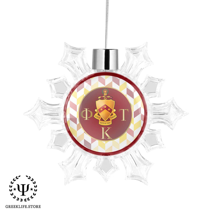 Phi Kappa Tau Christmas Ornament - Snowflake - greeklife.store
