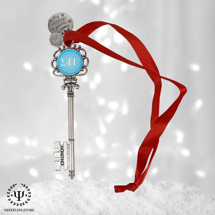 Sigma Tau Gamma Christmas Ornament Santa Magic Key - greeklife.store