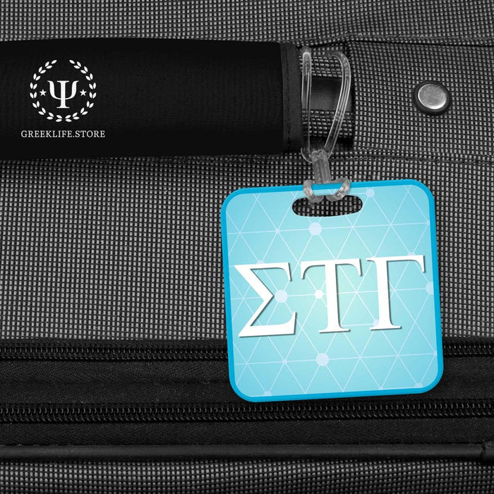 Sigma Tau Gamma Luggage Bag Tag (square) - greeklife.store