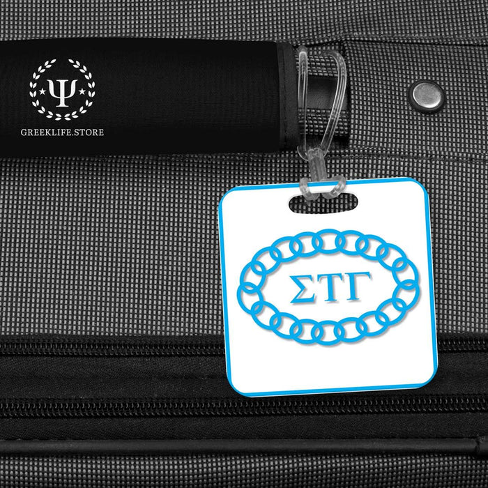 Sigma Tau Gamma Luggage Bag Tag (square) - greeklife.store