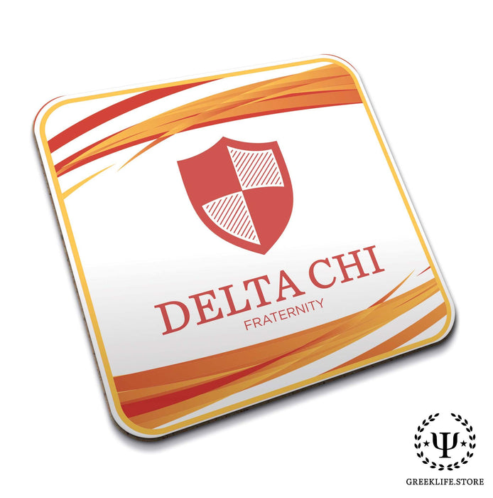 Delta Chi Beverage Coasters Square (Set of 4) - greeklife.store
