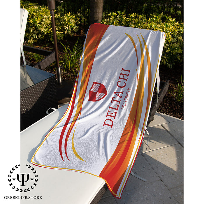 Delta Chi Beach & Bath Towel Rectangle 30″ × 60″