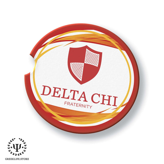 Delta Chi Car Cup Holder Coaster (Set of 2) - greeklife.store