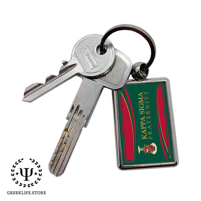 Kappa Sigma Keychain Rectangular
