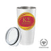 Kappa Sigma Stainless Steel Tumbler - 20oz - Ringed Base - greeklife.store