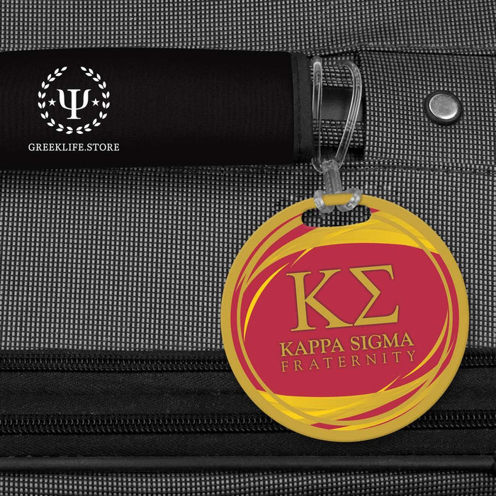 Kappa Sigma Luggage Bag Tag (round) - greeklife.store