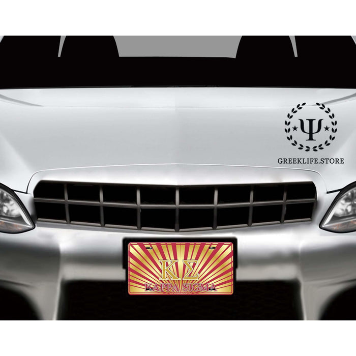 Kappa Sigma Decorative License Plate - greeklife.store