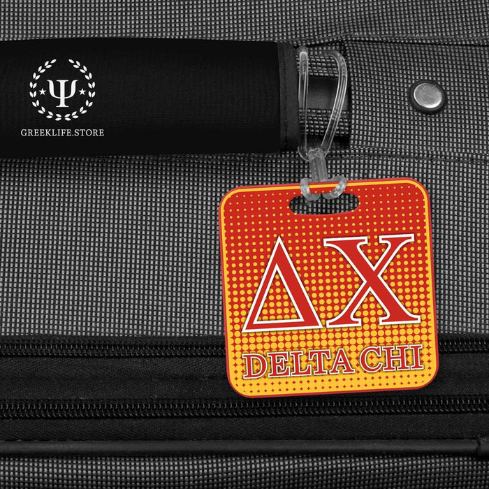 Delta Chi Luggage Bag Tag (square) - greeklife.store