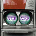 Delta Sigma Phi Car Cup Holder Coaster (Set of 2) - greeklife.store