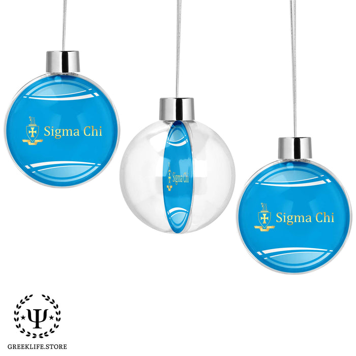 Sigma Chi Christmas Ornament - Ball