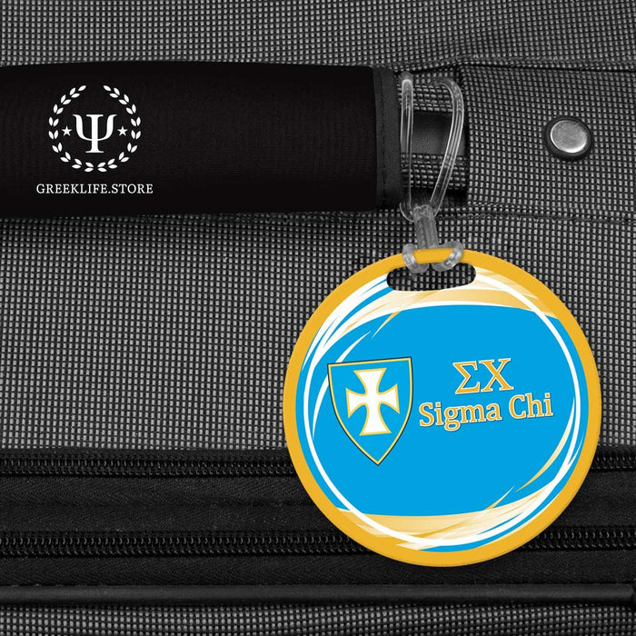 Sigma Chi Luggage Bag Tag (round) - greeklife.store