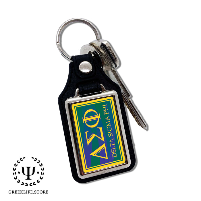 Delta Sigma Phi Keychain Rectangular