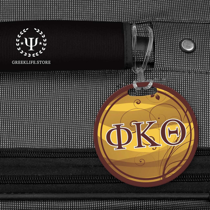 Phi Kappa Theta Luggage Bag Tag (round) - greeklife.store