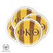 Phi Kappa Theta Beverage coaster round (Set of 4) - greeklife.store