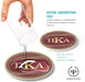 Pi Kappa Alpha Absorbent Ceramic Coasters with Holder (Set of 8) - greeklife.store