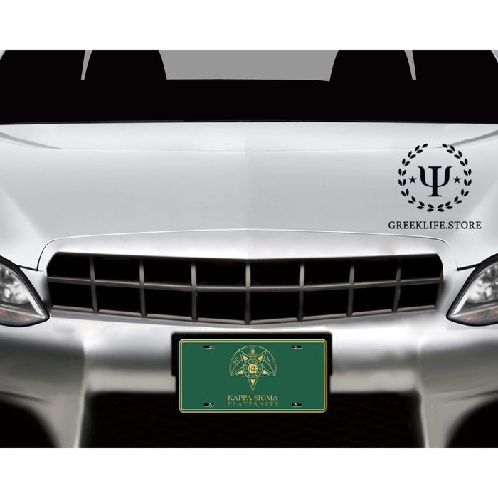 Kappa Sigma Decorative License Plate - greeklife.store