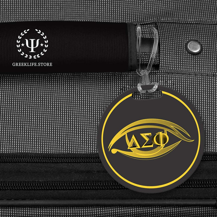 Delta Sigma Phi Luggage Bag Tag (round) - greeklife.store