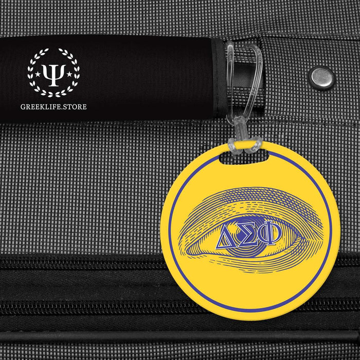 Delta Sigma Phi Luggage Bag Tag (round) - greeklife.store
