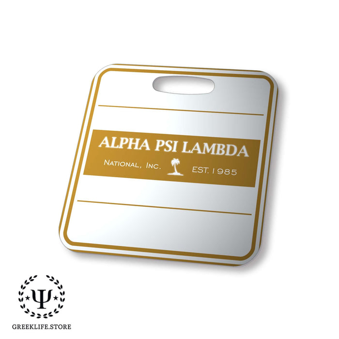 Alpha Psi Lambda Luggage Bag Tag (square) - greeklife.store