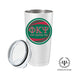 Phi Kappa Psi Stainless Steel Tumbler - 20oz - Ringed Base - greeklife.store