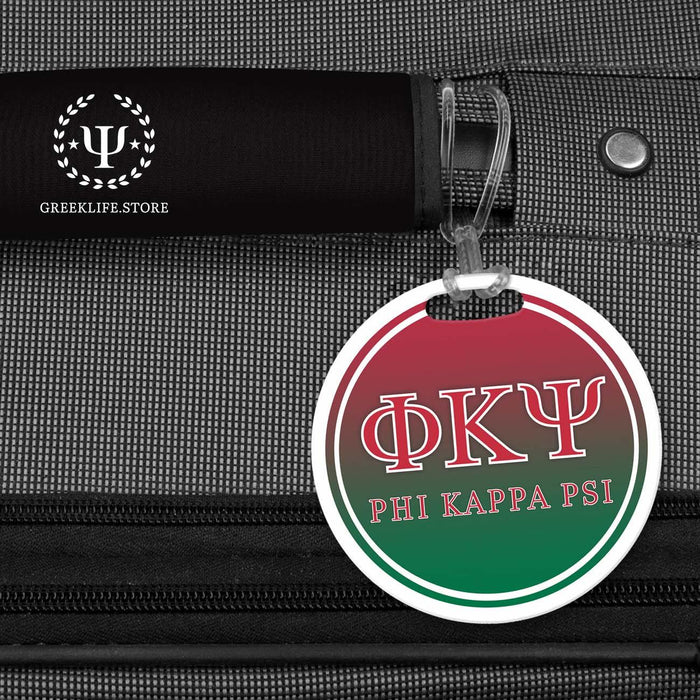 Phi Kappa Psi Luggage Bag Tag (round) - greeklife.store