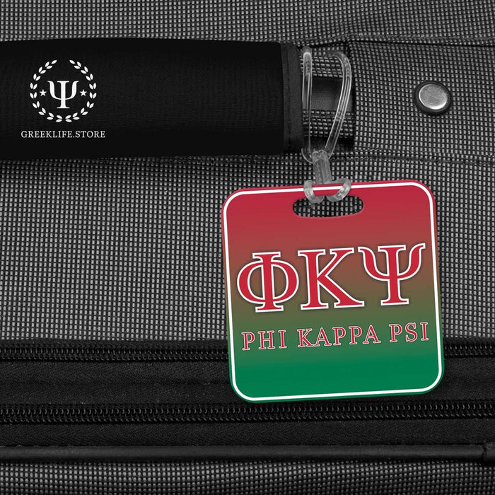 Phi Kappa Psi Luggage Bag Tag (square) - greeklife.store