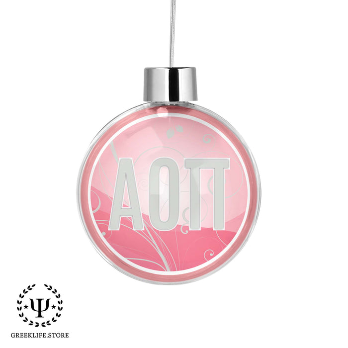 Alpha Omicron Pi Christmas Ornament - Ball