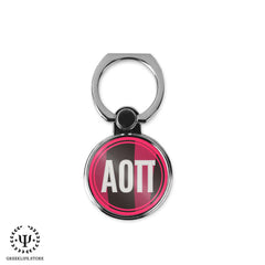 Alpha Omicron Pi Stainless Steel Skinny Tumbler 20 OZ Overall Print