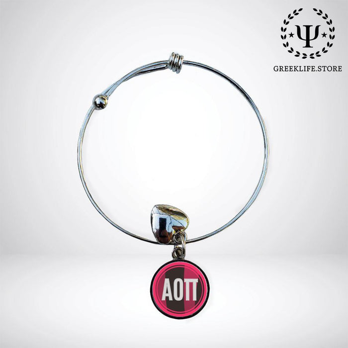 Alpha Omicron Pi Round Adjustable Bracelet - greeklife.store