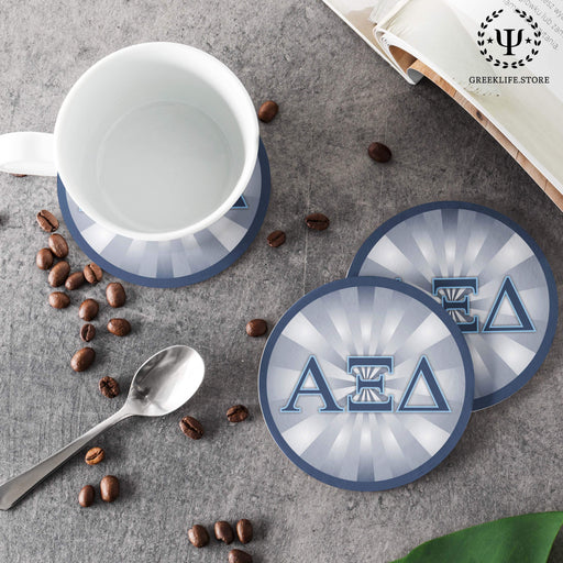 Alpha Xi Delta Beverage coaster round (Set of 4) - greeklife.store