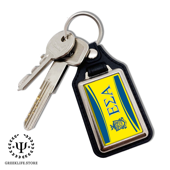 Epsilon Sigma Alpha Keychain Rectangular