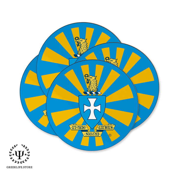 Sigma Chi Beverage coaster round (Set of 4) - greeklife.store