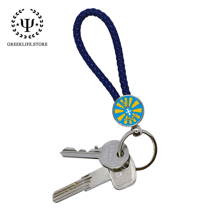 Sigma Chi Key chain round
