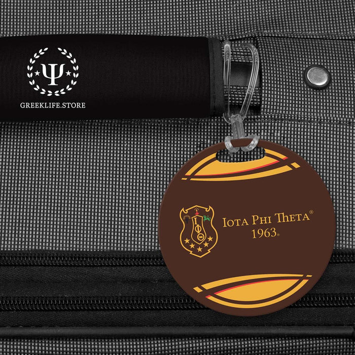 Iota Phi Theta Luggage Bag Tag (round) - greeklife.store