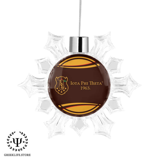 Iota Phi Theta Christmas Ornament - Snowflake - greeklife.store