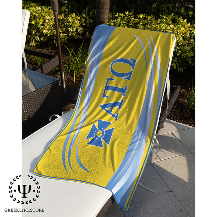 Alpha Tau Omega Beach & Bath Towel Rectangle 30″ × 60″