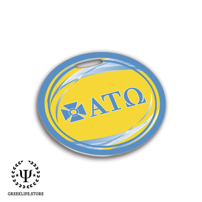 Alpha Tau Omega Luggage Bag Tag (round) - greeklife.store