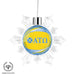 Alpha Tau Omega Christmas Ornament - Snowflake - greeklife.store