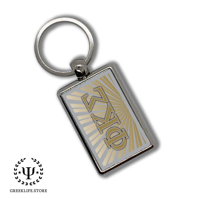 Phi Kappa Sigma Keychain Rectangular