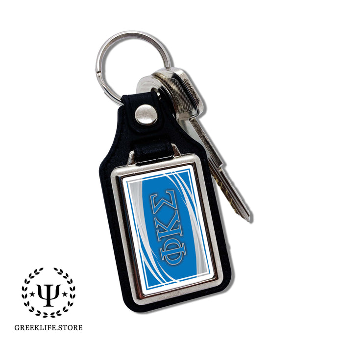 Phi Kappa Sigma Keychain Rectangular