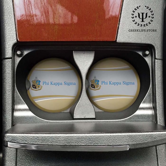 Phi Kappa Sigma Car Cup Holder Coaster (Set of 2) - greeklife.store