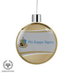 Phi Kappa Sigma Christmas Ornament - Snowflake