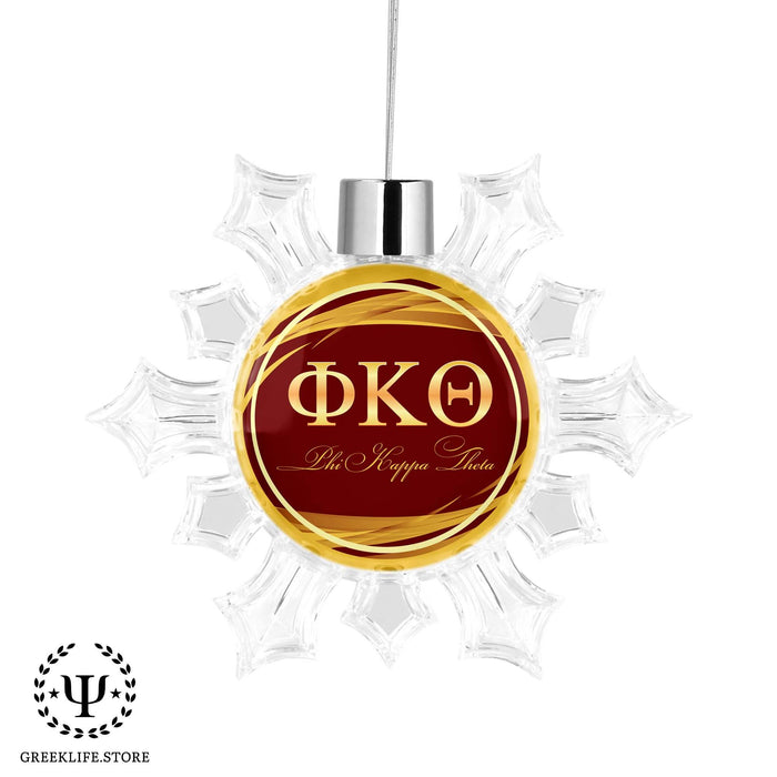 Phi Kappa Theta Christmas Ornament - Snowflake - greeklife.store