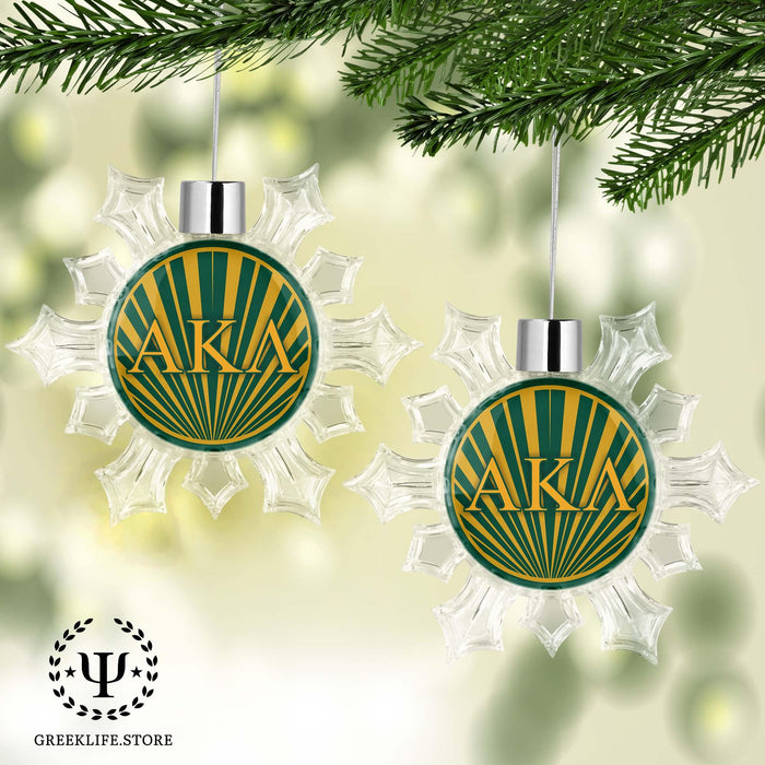 Alpha Kappa Lambda Christmas Ornament - Snowflake - greeklife.store